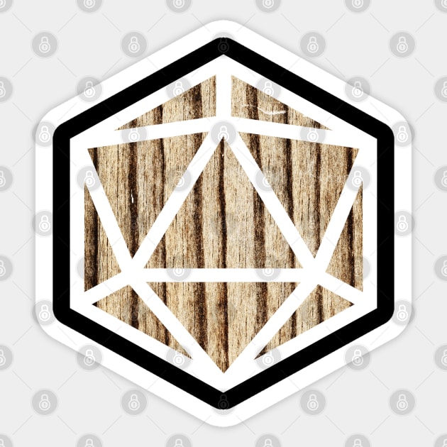 D20 Decal Badge - Sylvan Wall Sticker by aaallsmiles